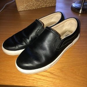 Leather UGG Slip-ons